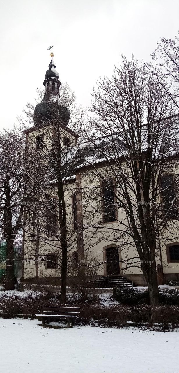 Kirche in Winter