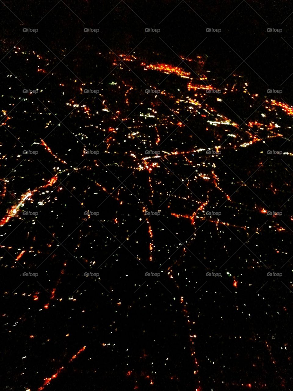 Aerial view@night
