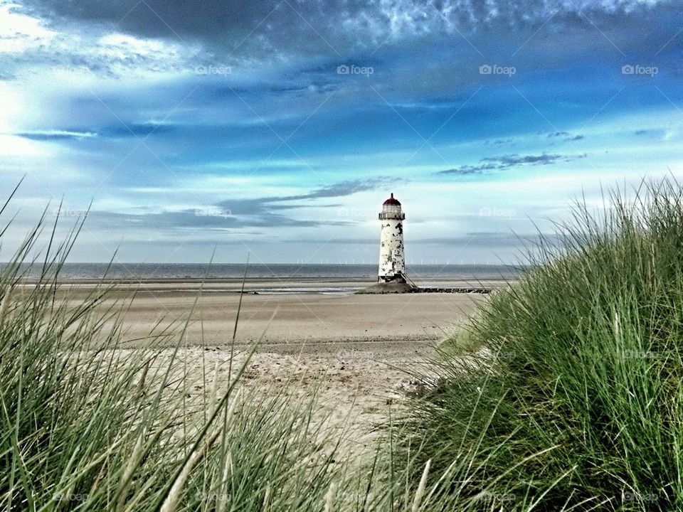 Light at the end of the beach