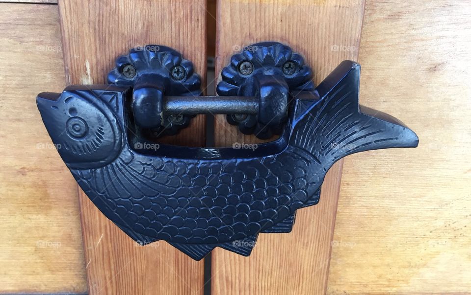 Fish door handle 