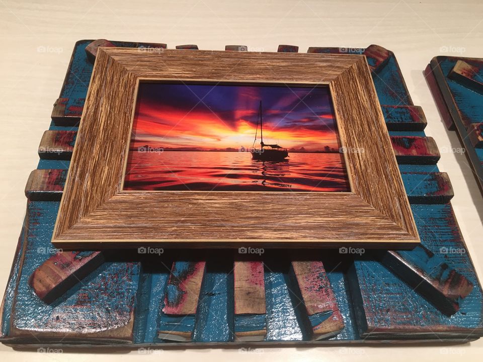 Wood, Wooden, Retro, Desktop, Picture Frame