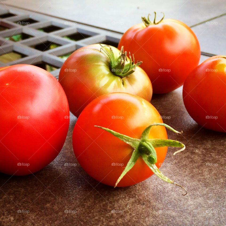 Homegrown tomatoes