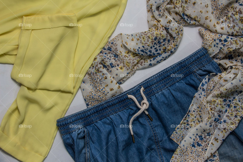 Another set , yellow and Denim