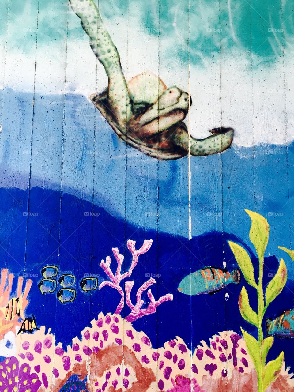 Under the Sea mural 