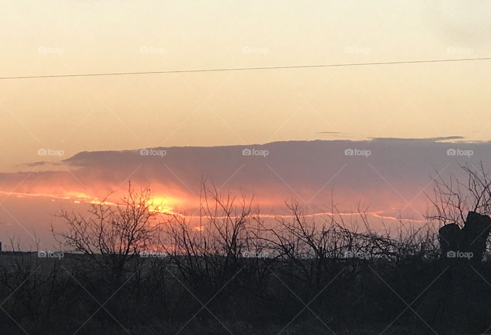 Southwest Kansas sunset