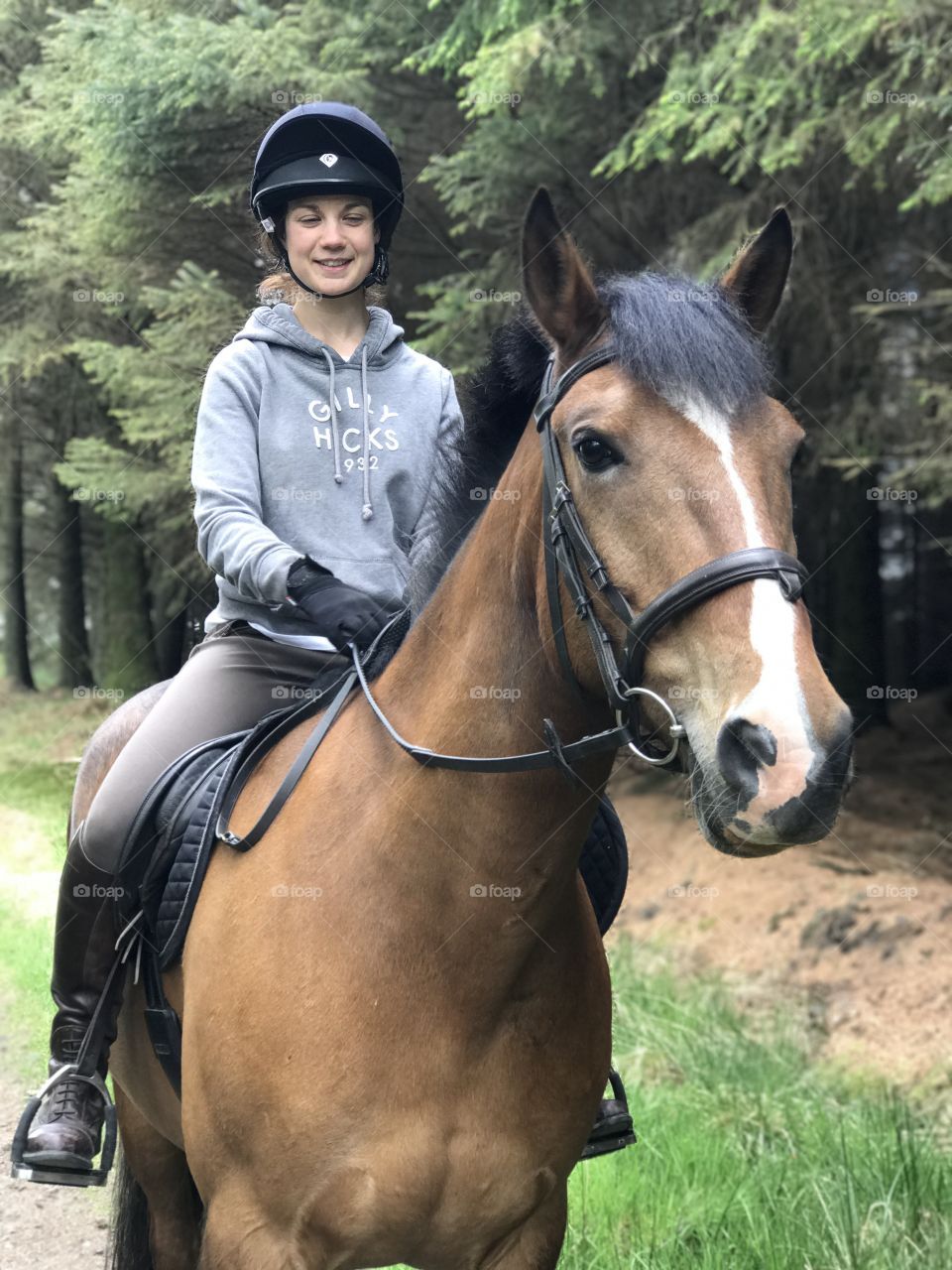 Girl on horse