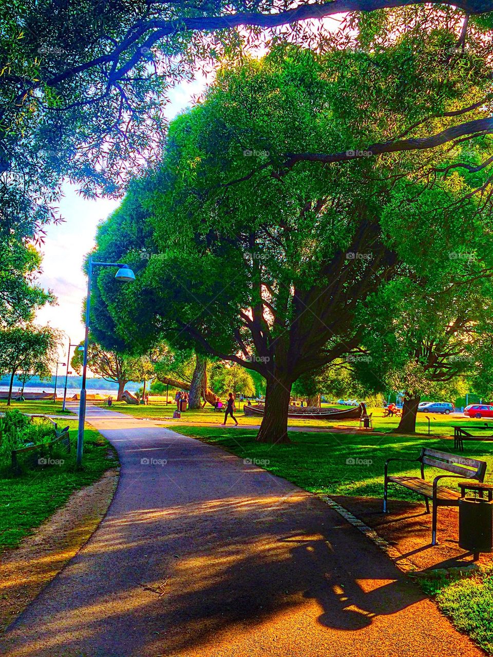 A summer day in Sigtuna Sweden