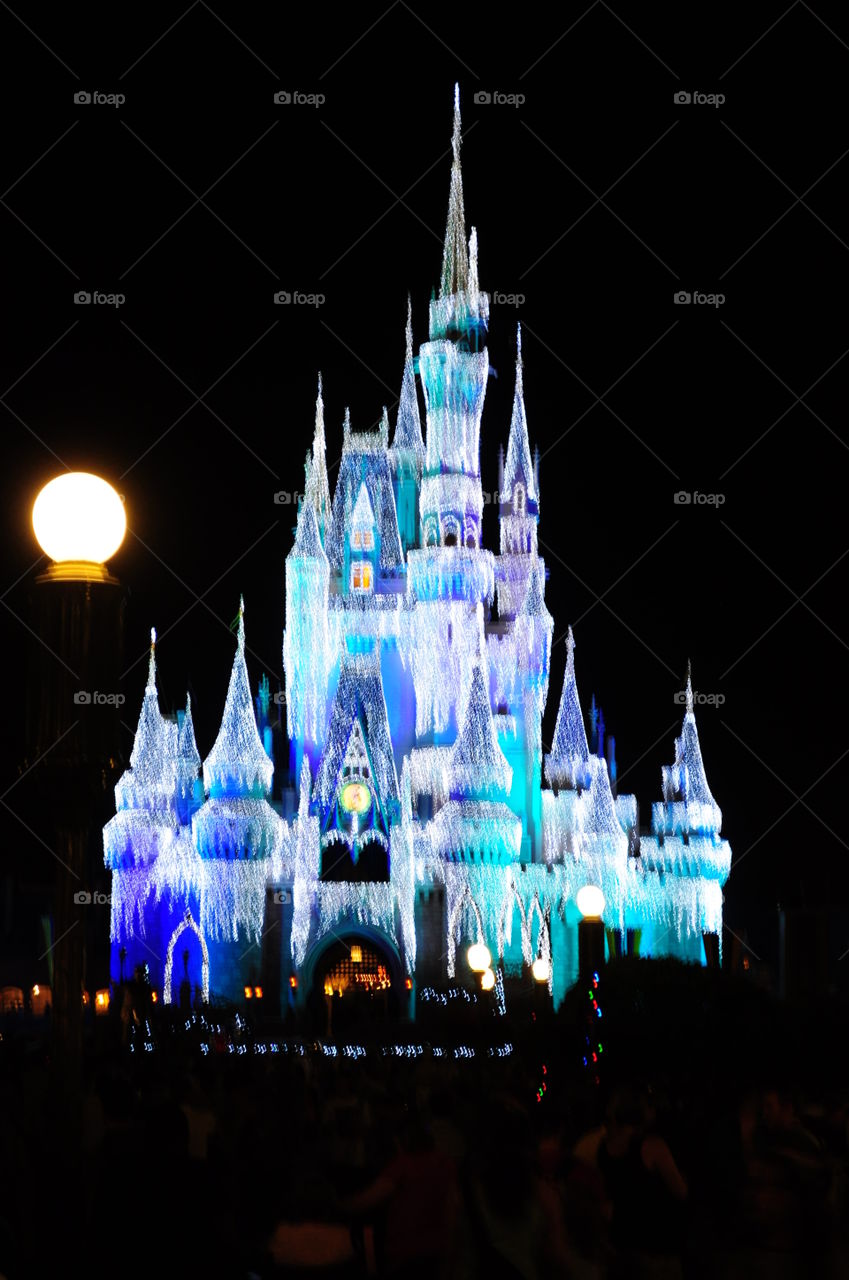 Cinderella's castle blue