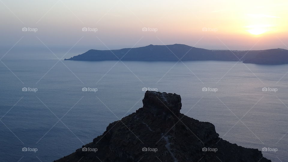 Scenic view of sunset