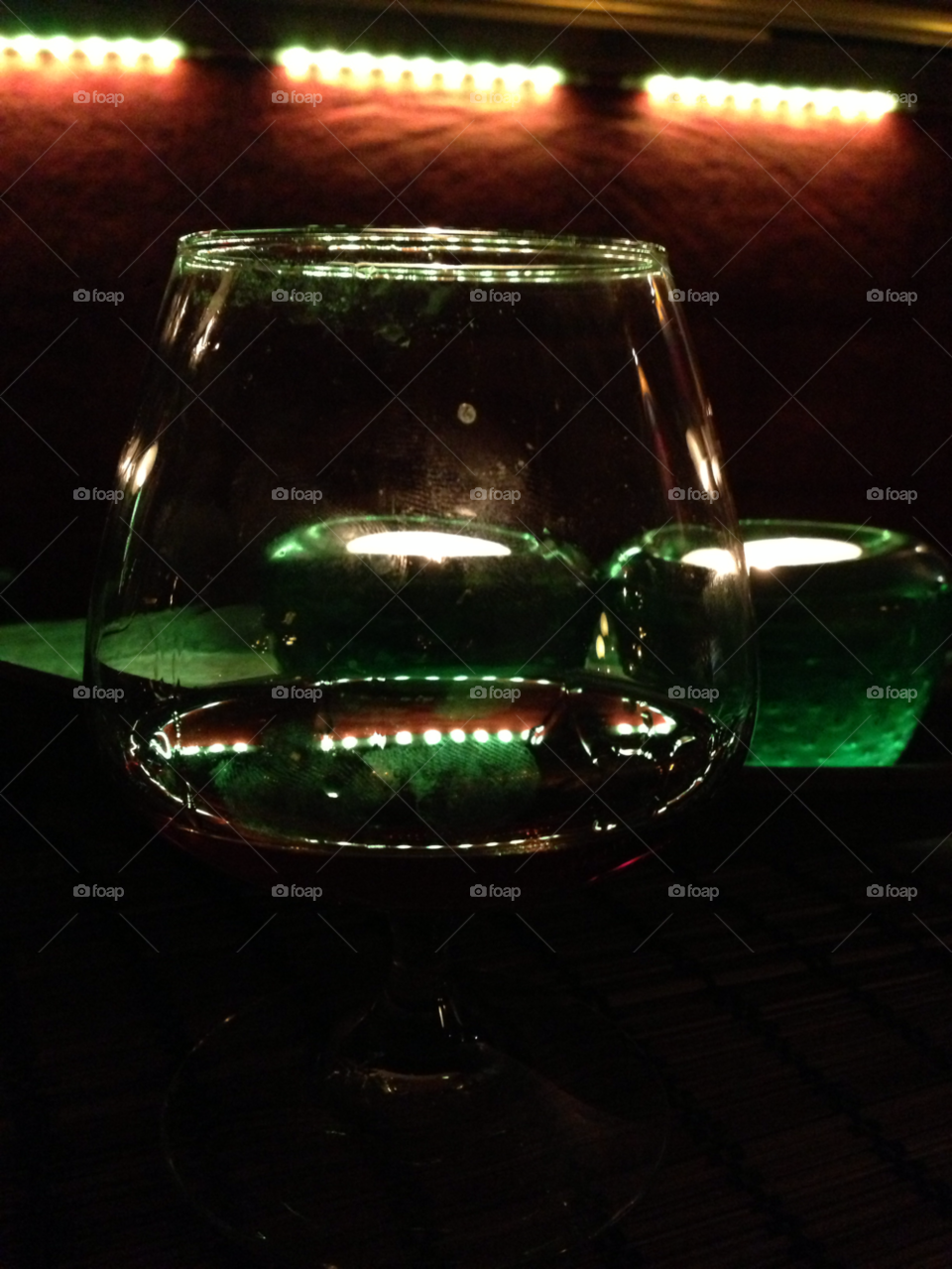 candles glass bar drink by haq