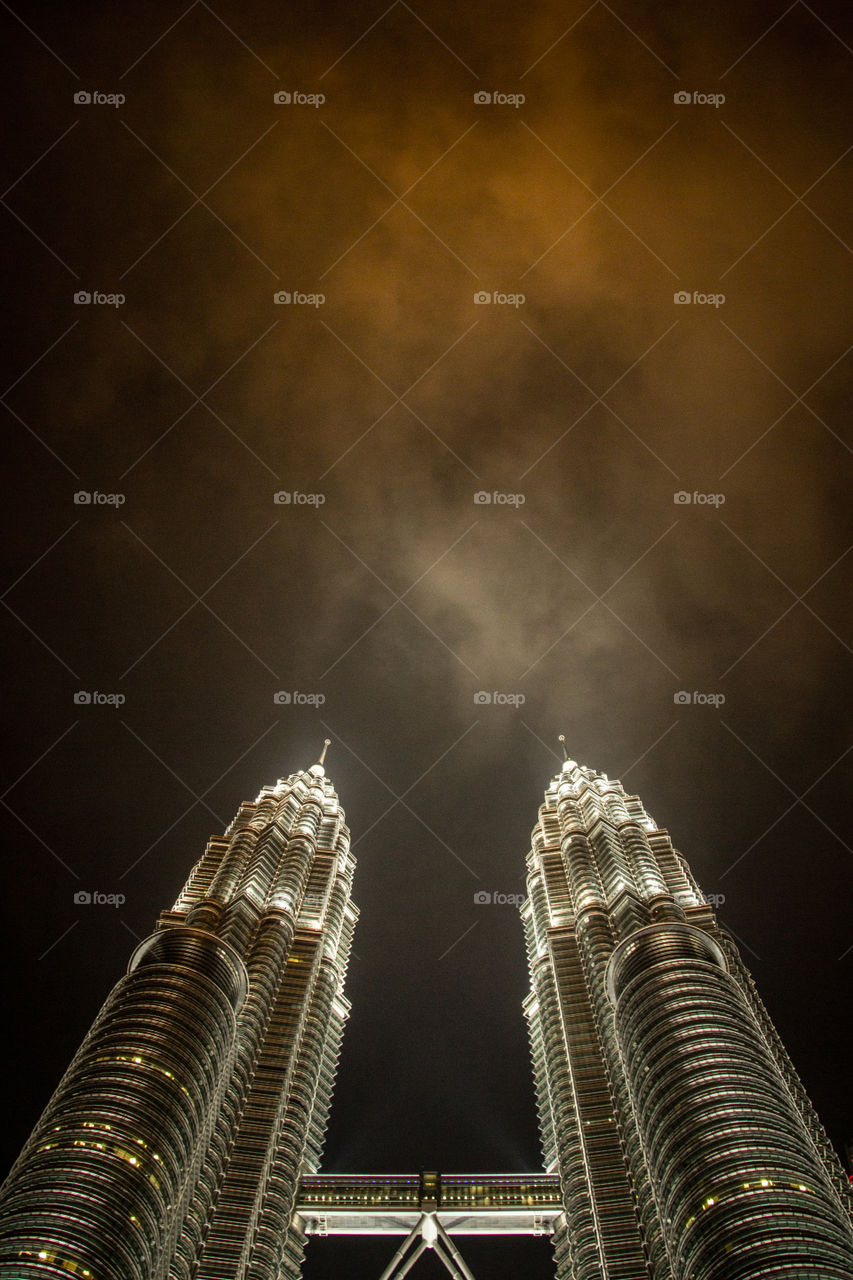 Petronas Sky. Sky at Kuala lumpur