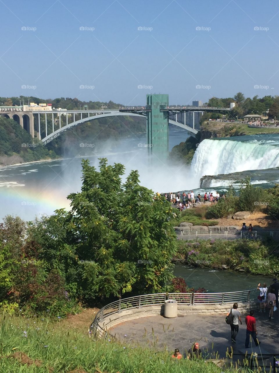 Niagara Falls American side, rainbow 