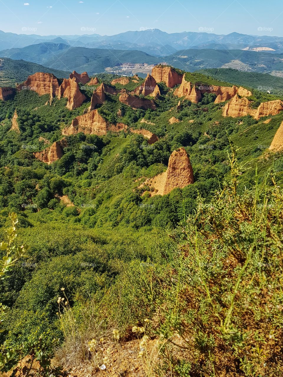 Las Médulas. Landscape in El Bierzo, León, Spain.