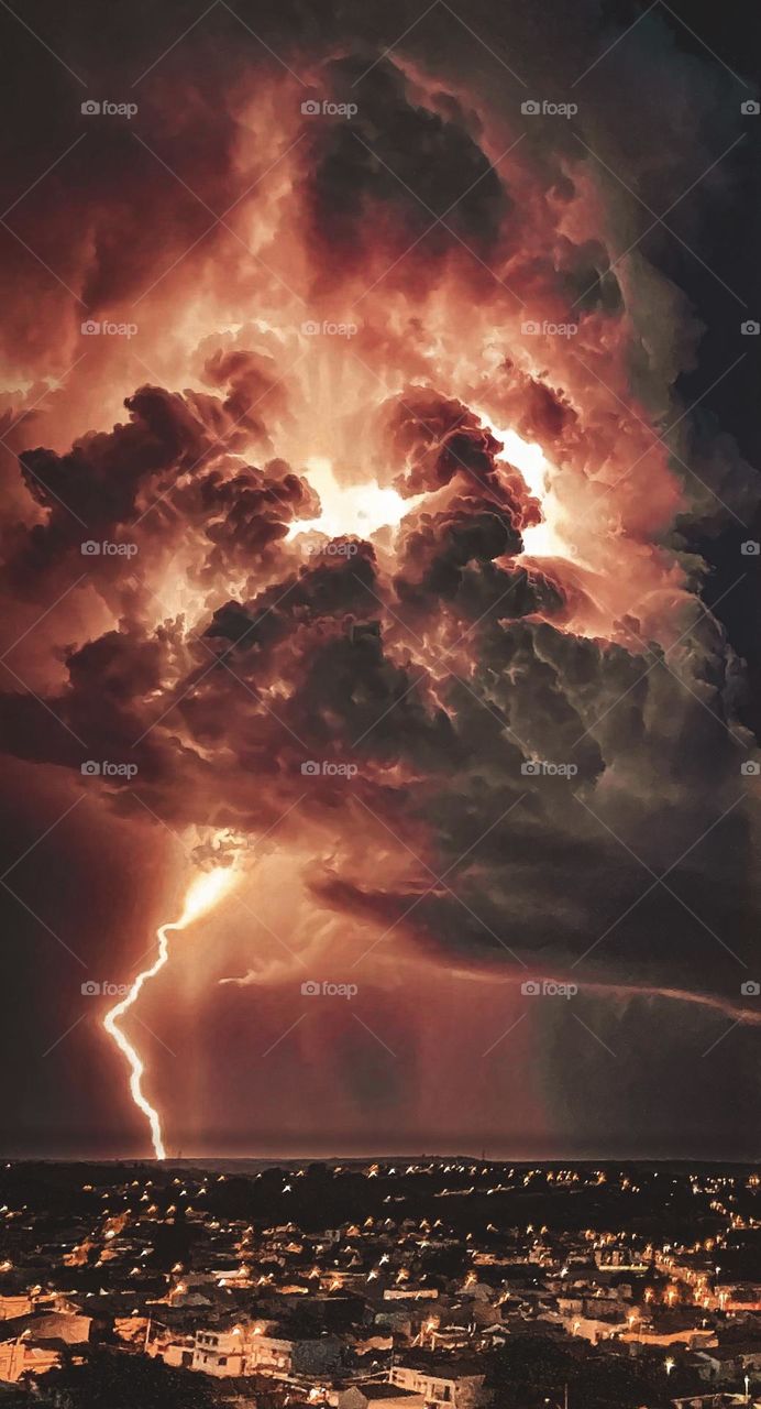 Lighting storm 