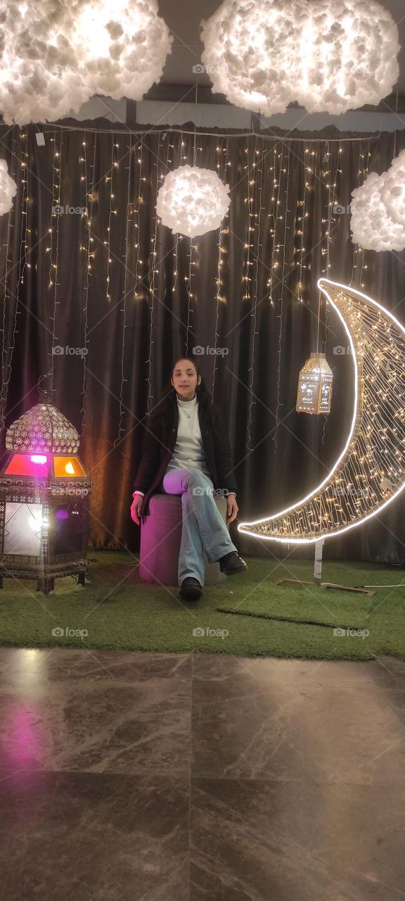 A scene from the atmosphere of Ramadan Hilal