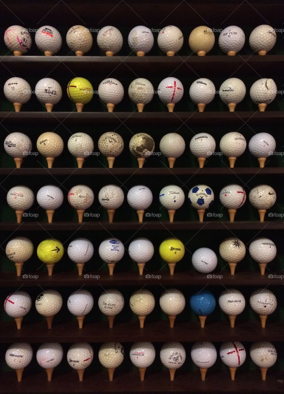 Golf balls have stories 