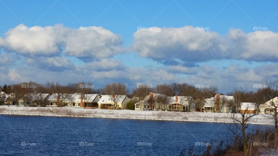 winter by the lake