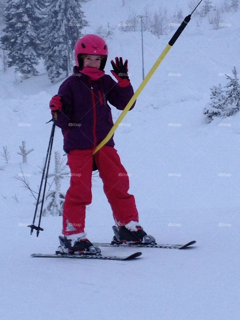 Girl in Ski lift