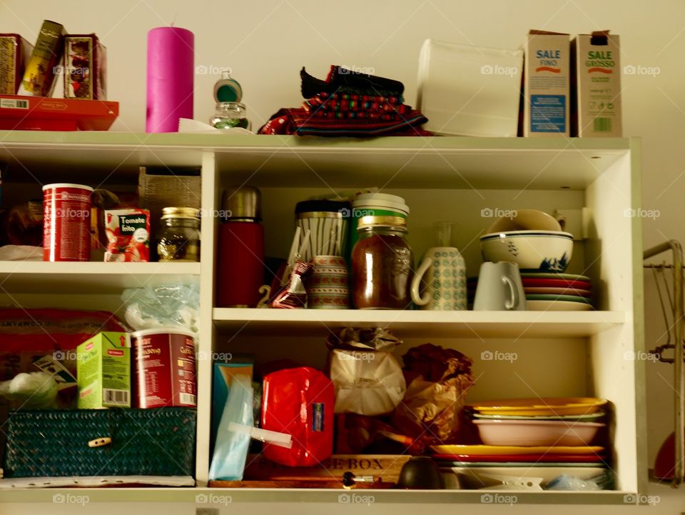 Messy kitchen 