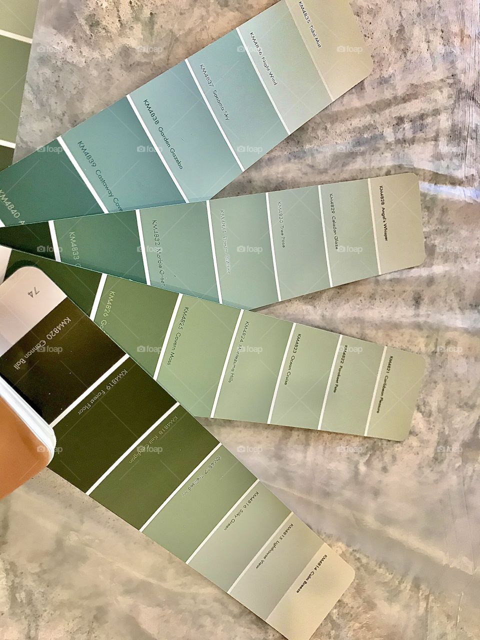 Paint samples 