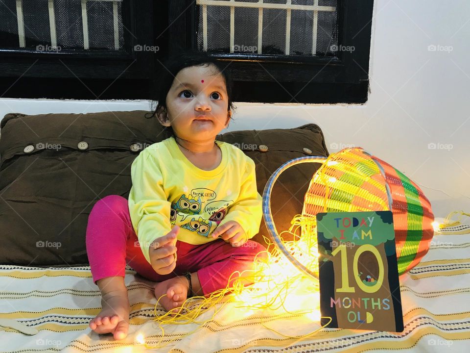 Cute Indian baby girl 