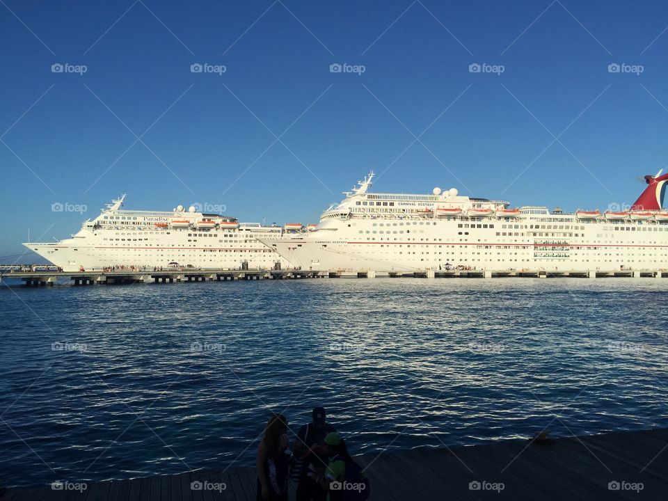 Bahamas Cruise Ships in Port