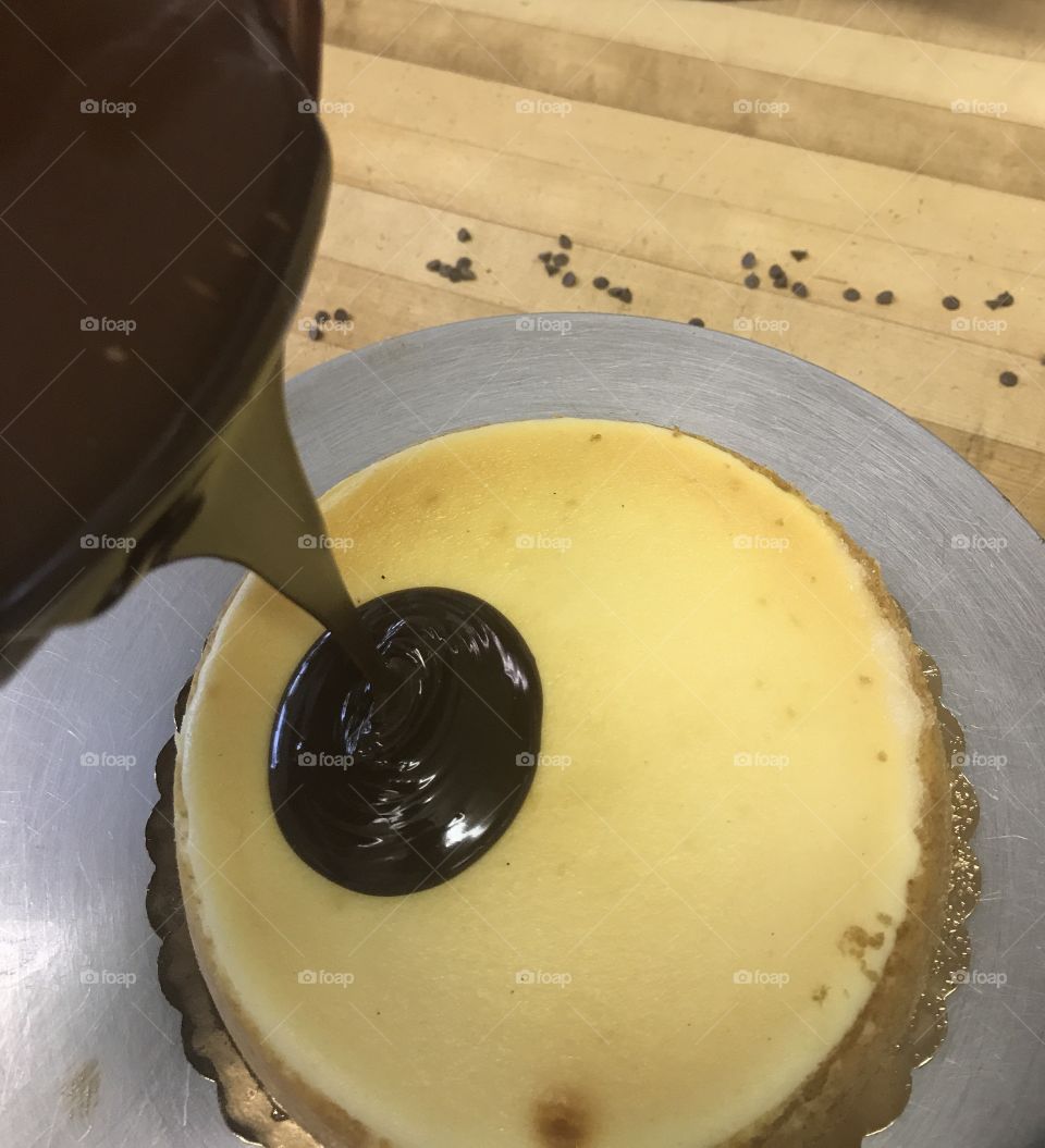 Chocolate cheesecake 