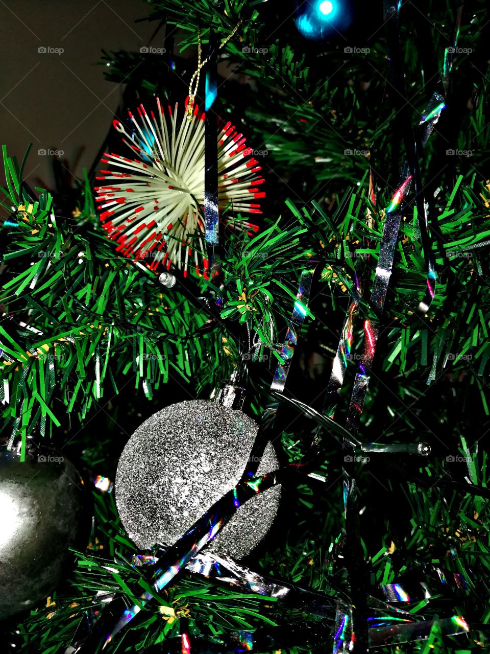 Christmas, Winter, Tree, Ball, Celebration