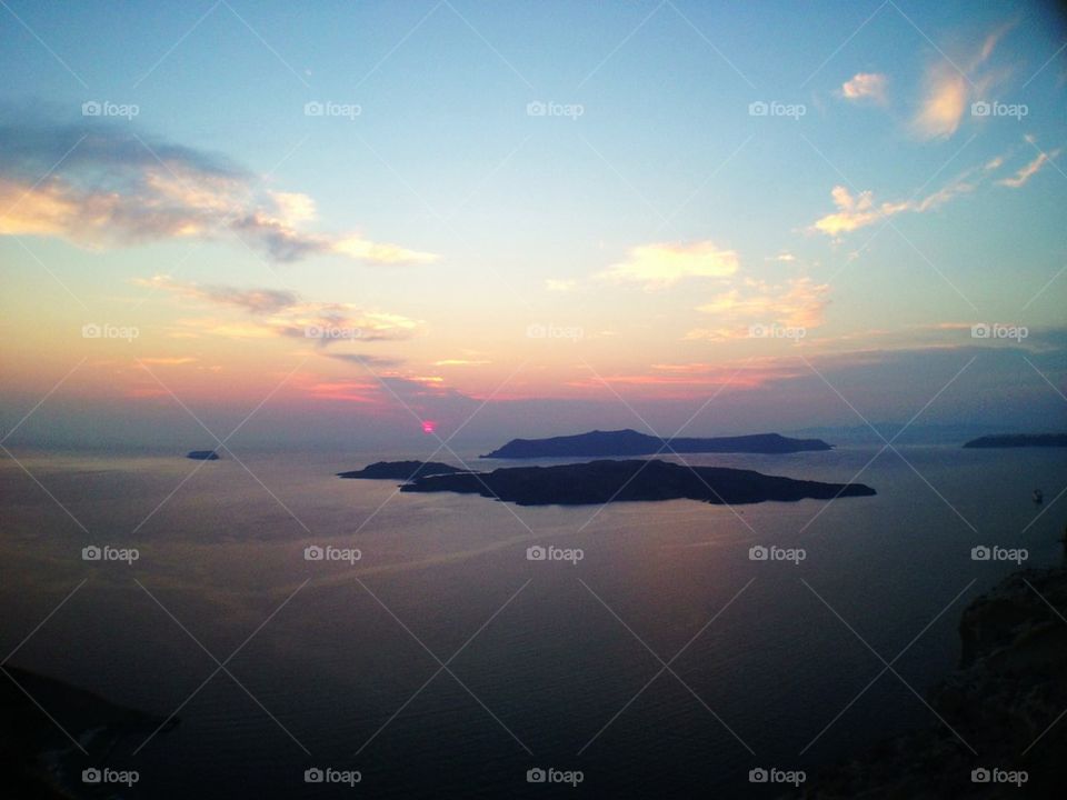 Santorini Sunset Sorbet