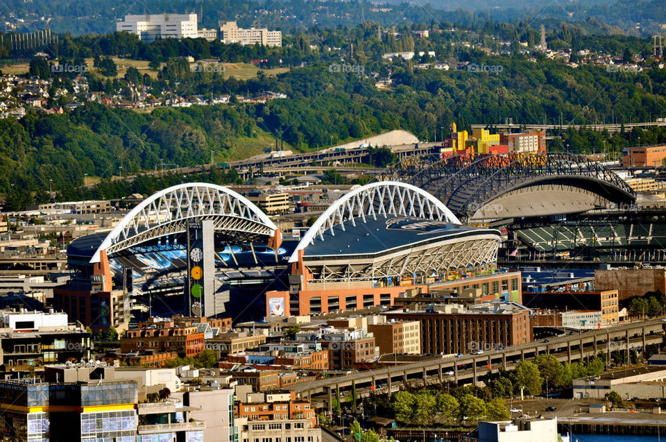 seattle washington football stadium by refocusphoto