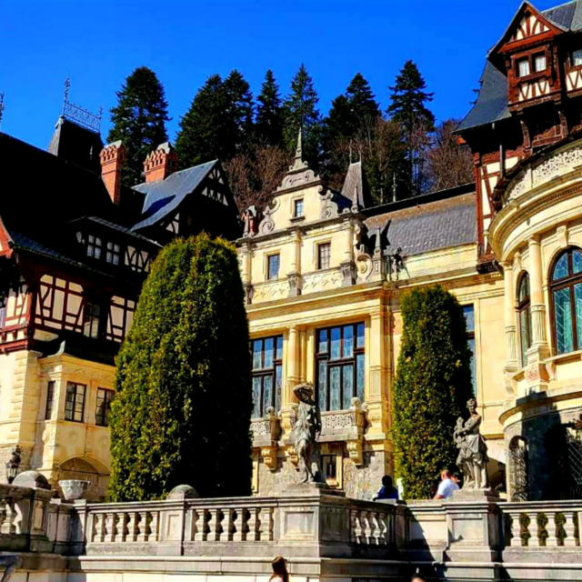 Dracula's castle.Bran Castle.
Everyone would like to see Dracula's castle, so I show it to you in my pictures.
After the horror stories about Dracula, it was scary to be in this castle, but interesting.
 castle in Romania in the city of Balashov.