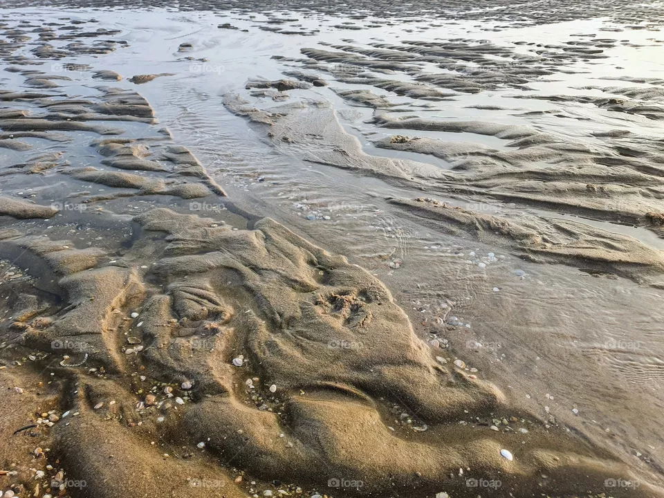 Running water of the sea