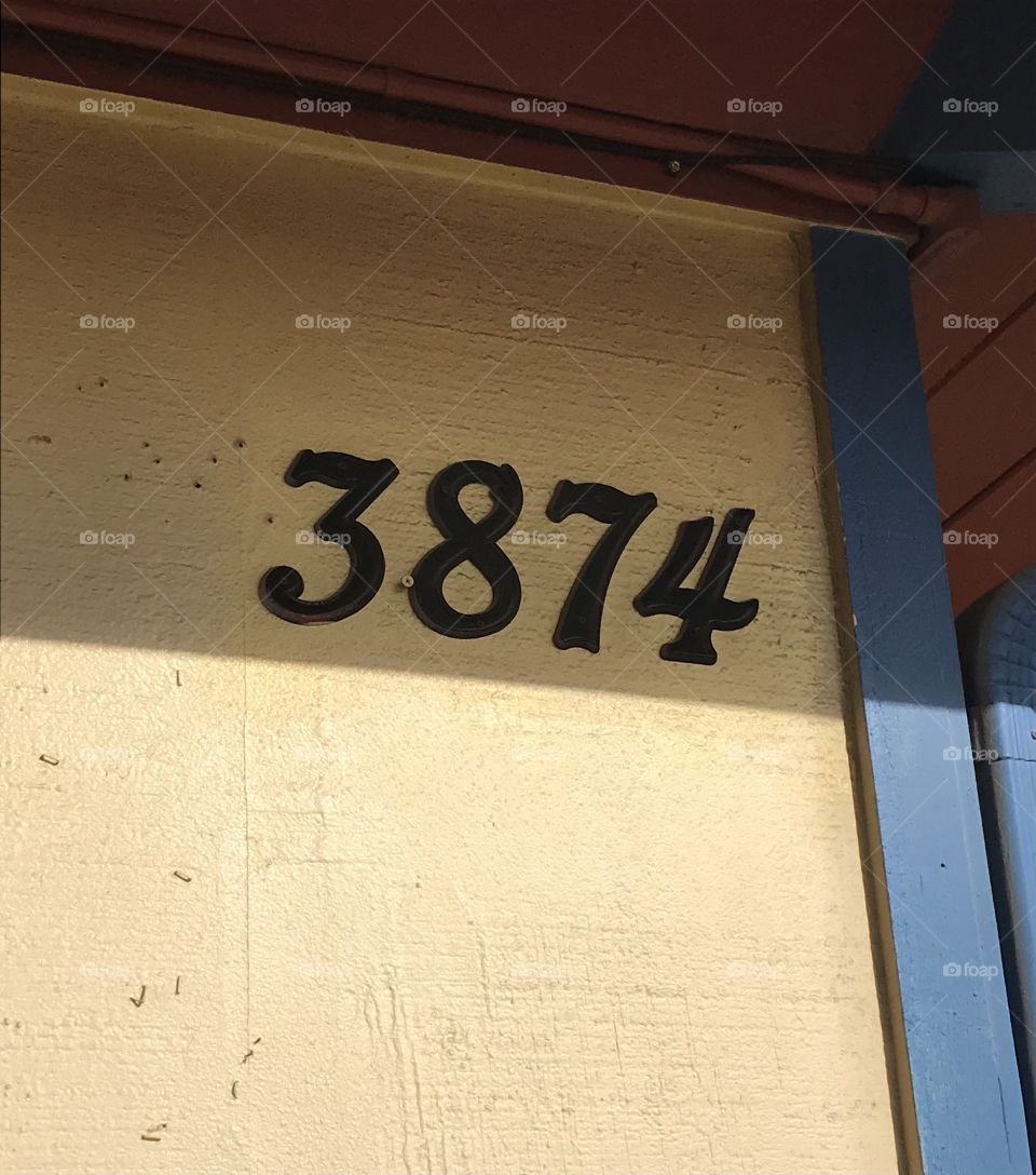 Building number of an eatery.