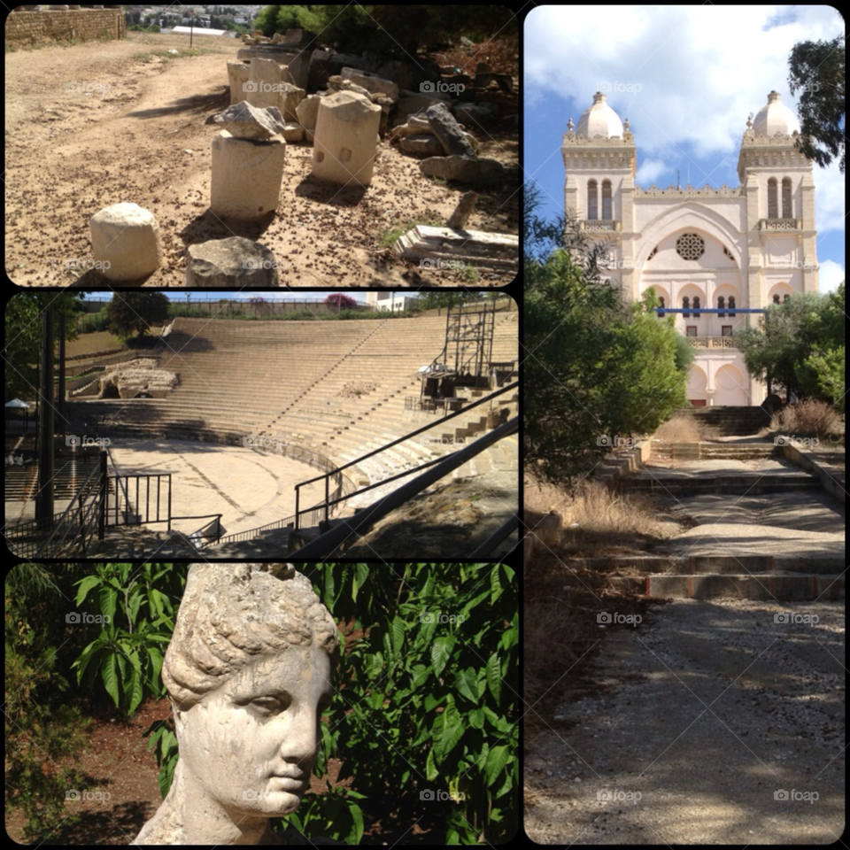 antique ruins tunisia tunis by chester29