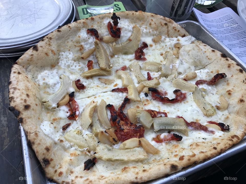 Flatbread pizza 