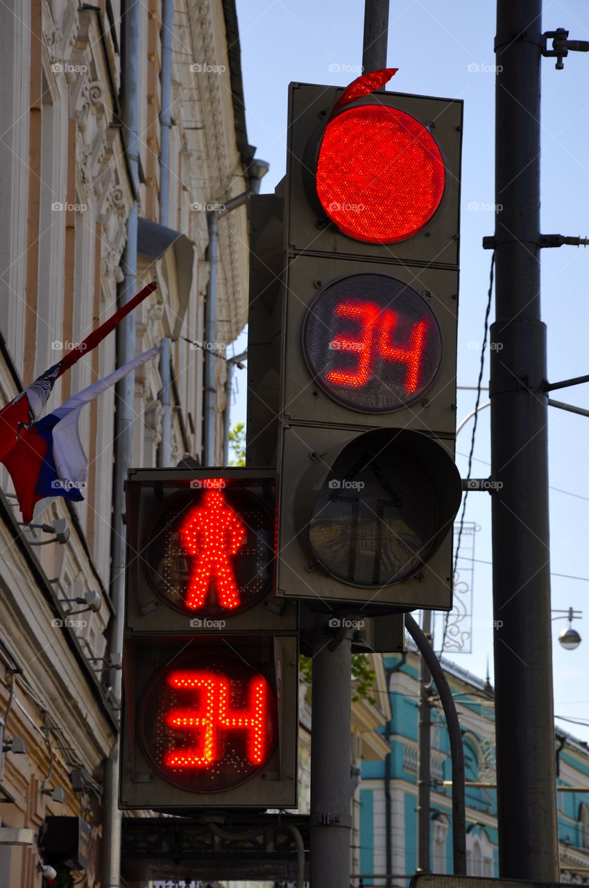 Trafficlights in Moscow