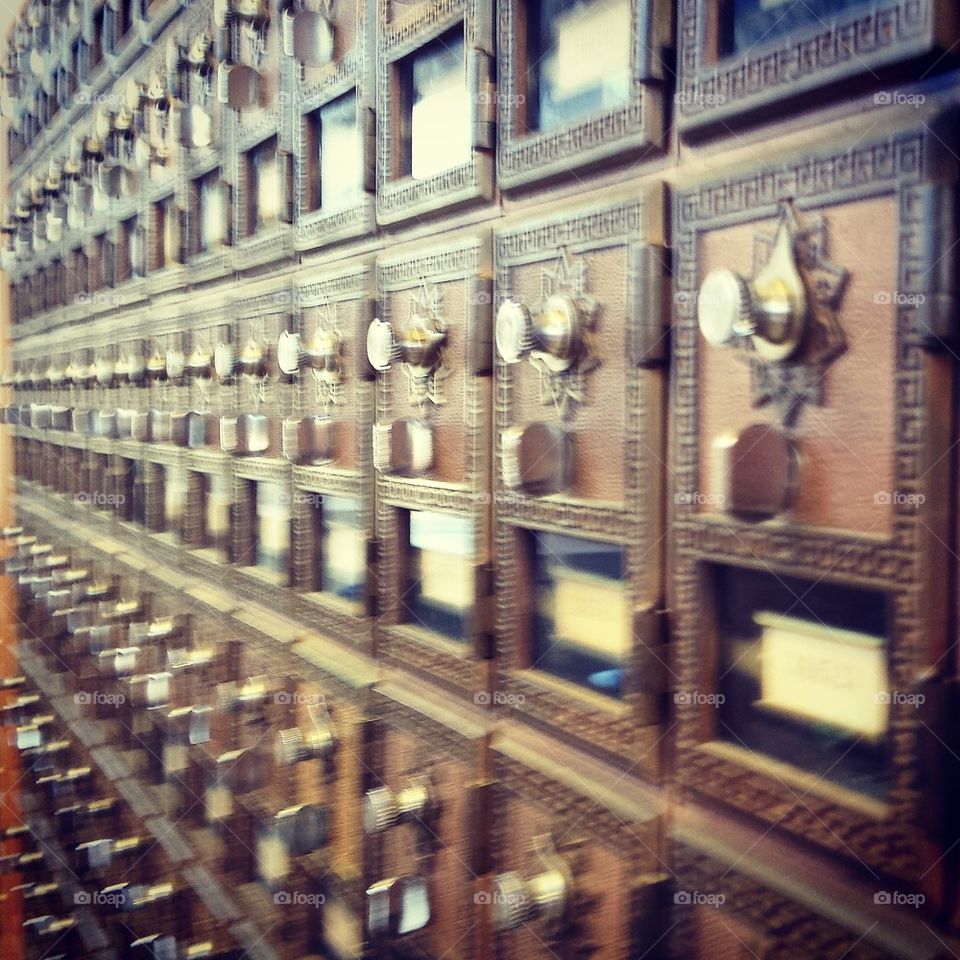 Vintage Post Office Boxes