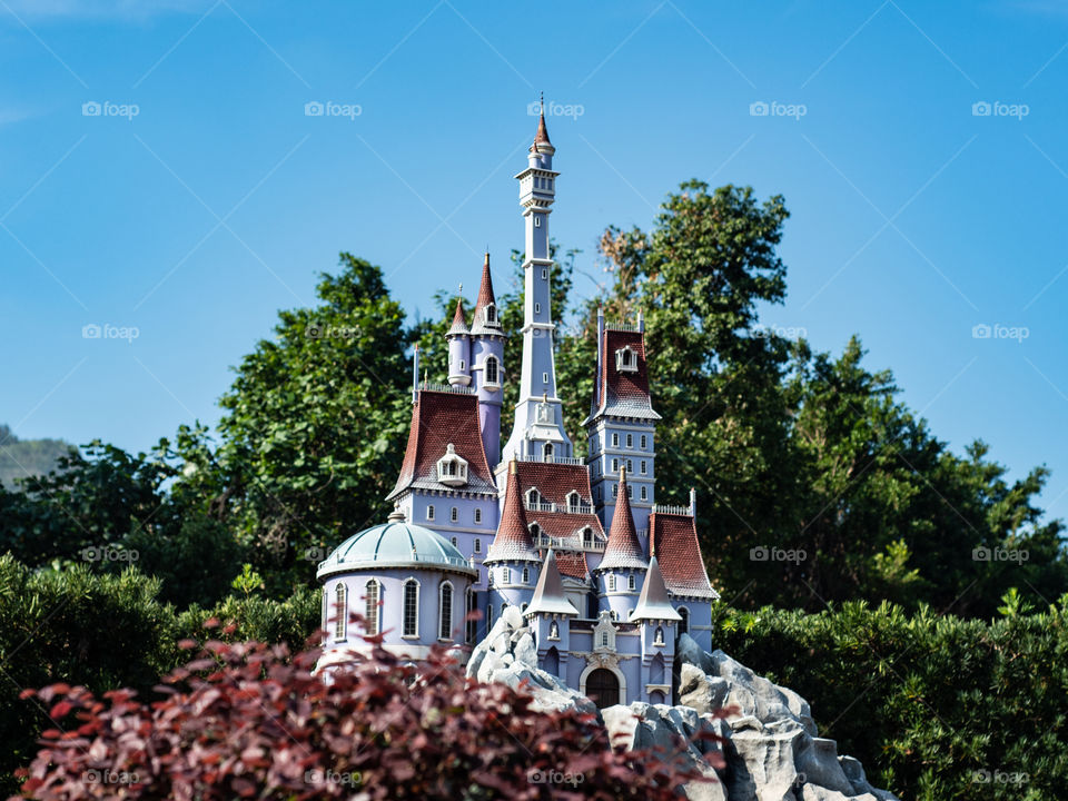 Disney style castle