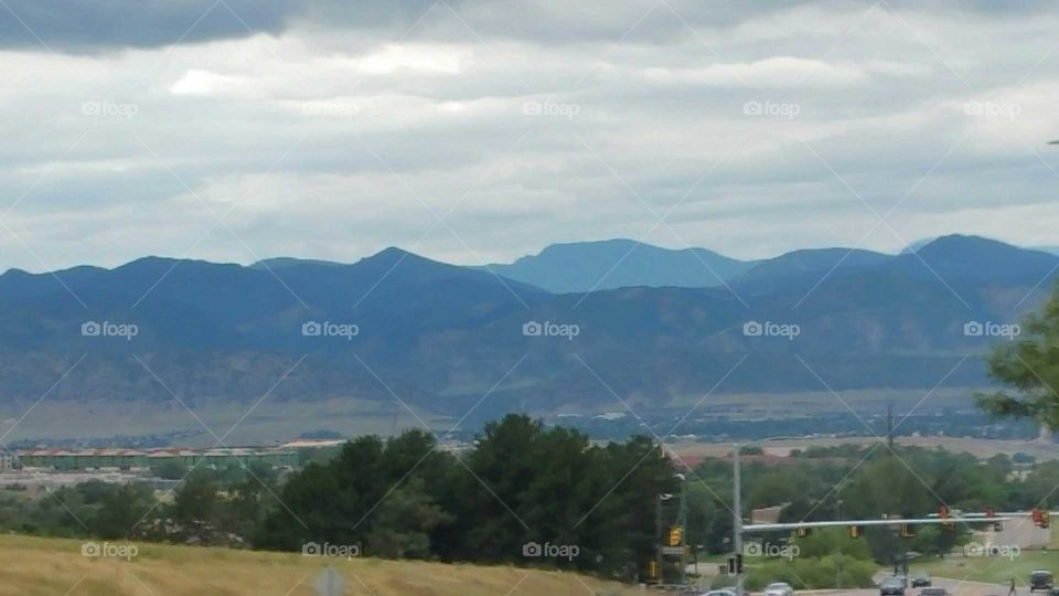 Pretty View of the Colorado Mountains