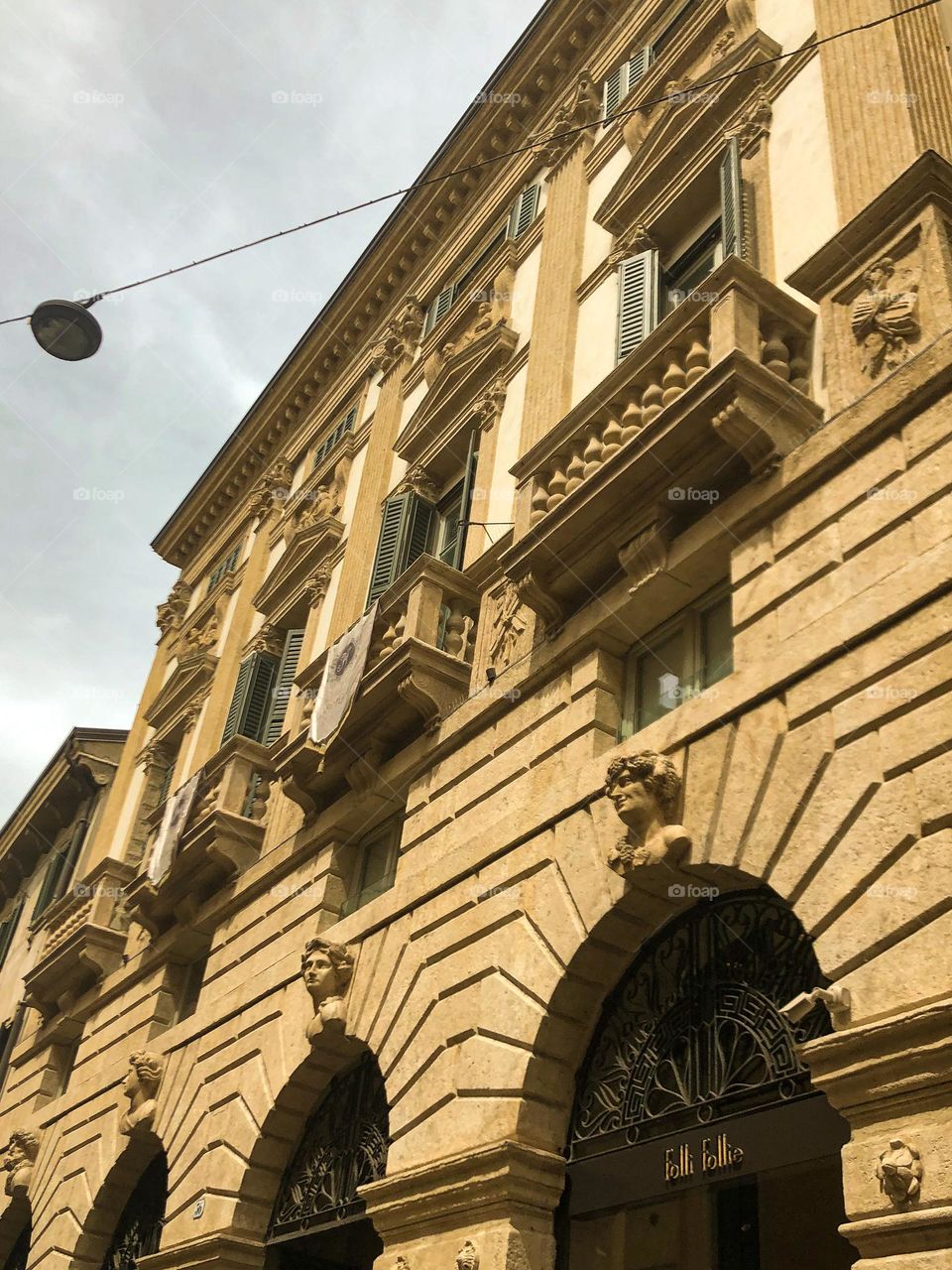 Beautiful old building in Verona Italy