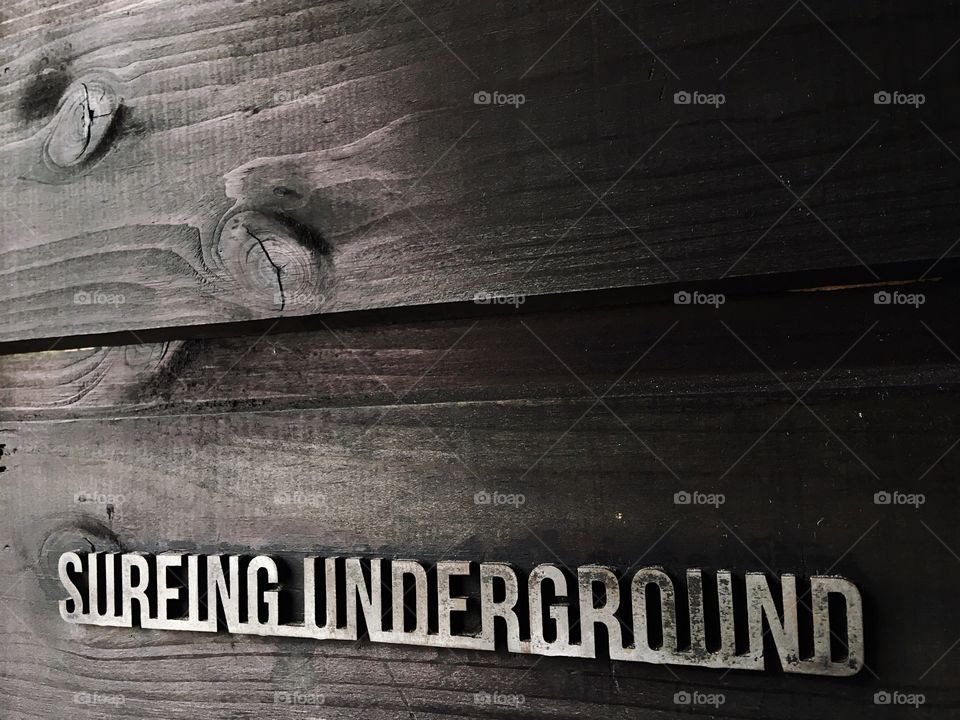 Surfing underground 