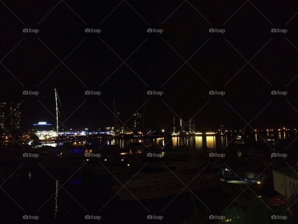 Marina Mirage Nighttime