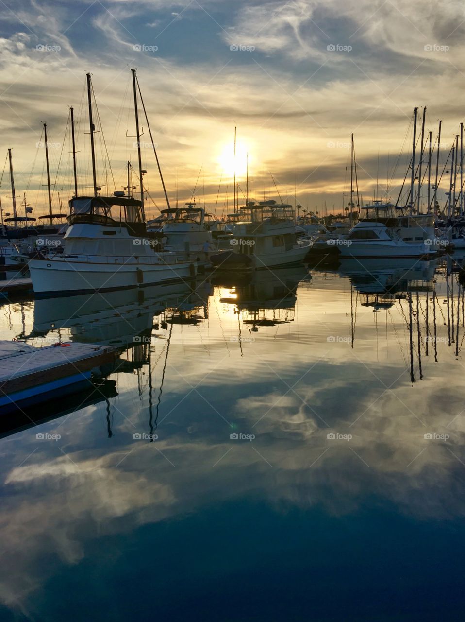 Harbor Boat Reflectiond