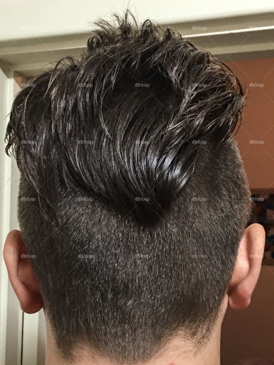 Foap Com Men S Hair Style View From Back Closeup Modern