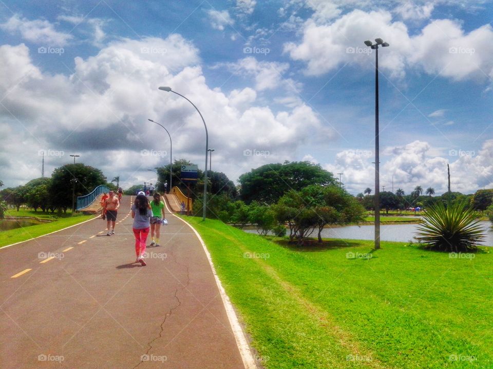 Parque da cidade Rio de janeiro Brazil caminhada walking