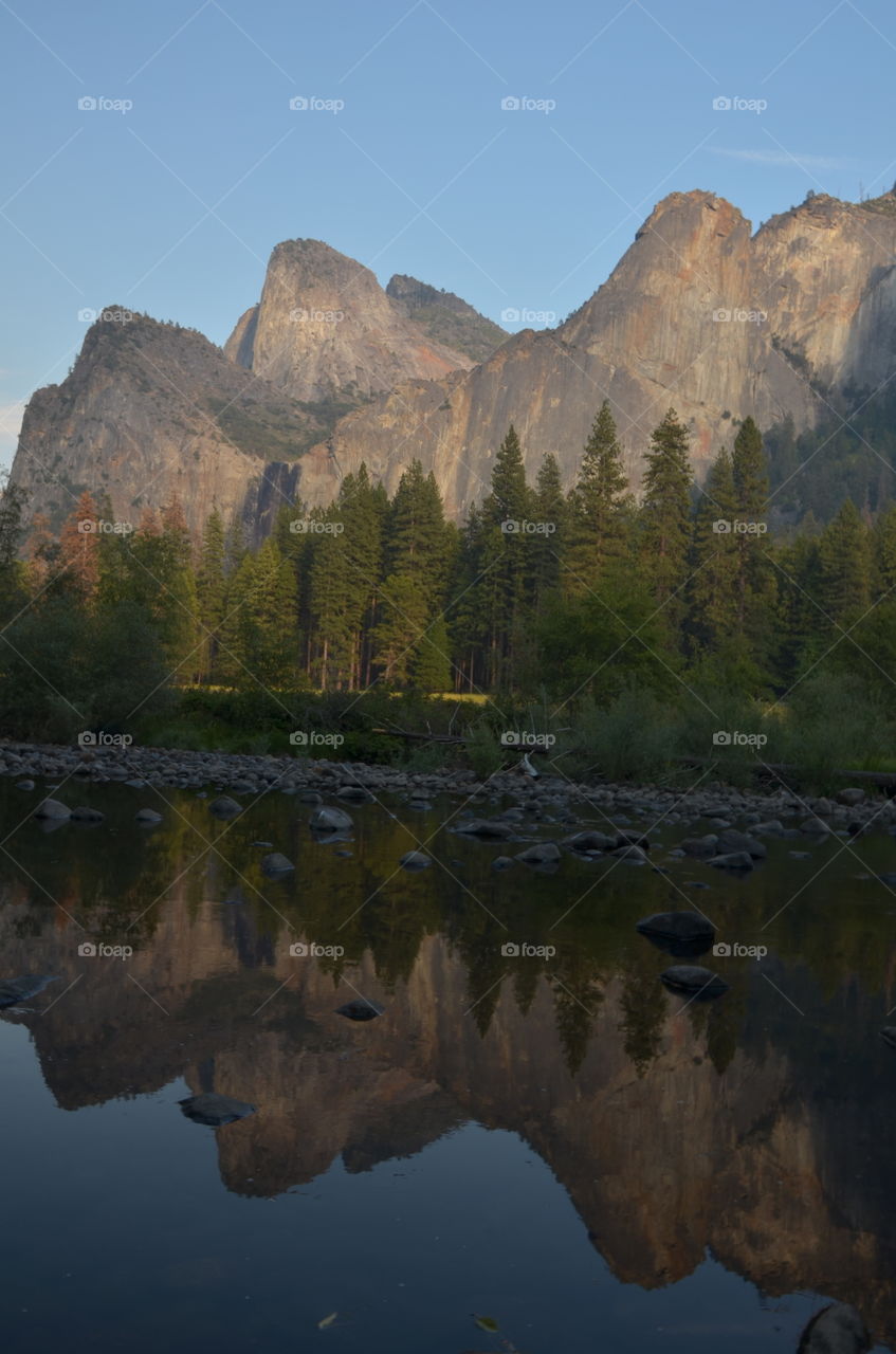 Exploring Yosemite valley CA USA