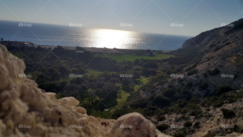 High angle view of beautiful nature