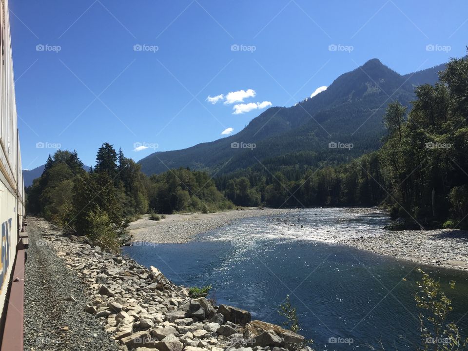 Mountain, Landscape, Water, No Person, Sky
