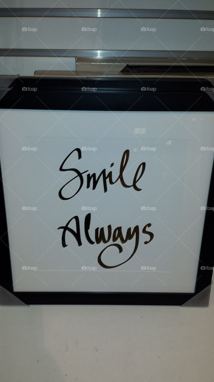 Always smile
