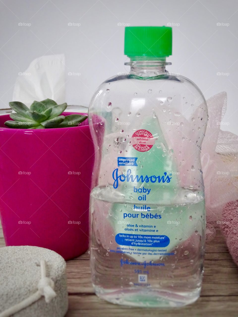 Johnson’s baby oil